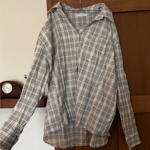Neuflora Oversized Button-Up Shirt